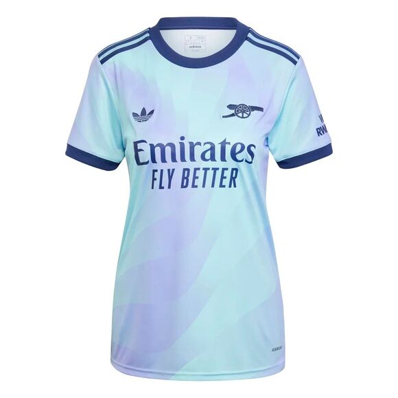 Adidas Arsenal 24/25 Alternate Blue Soccer Jersey Third Kit Women Medium IS8114 - Picture 7 of 11